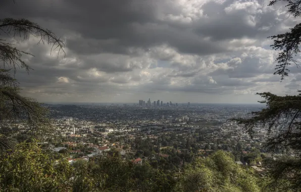 Picture california, Los Angeles, skyline, CA, usa, los angeles