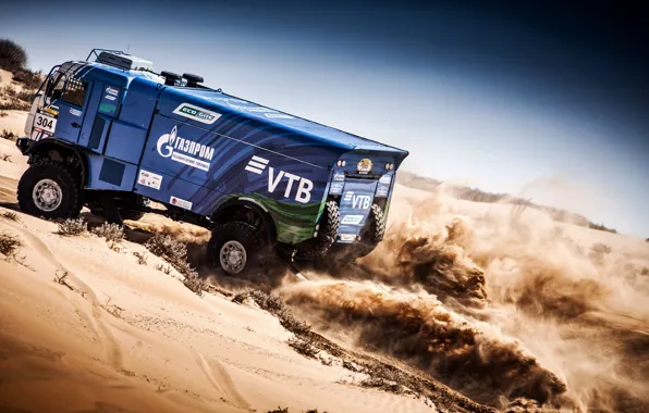 Sand, Sport, Machine, Truck, Master, Russia, Kamaz, Rally