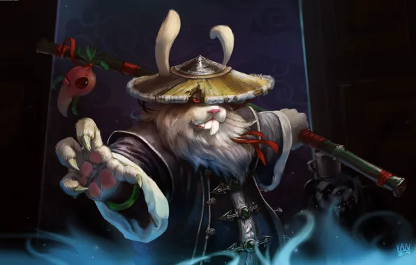 Warrior, fantasy, art, children's, Yan Bing, Lich Rabbit