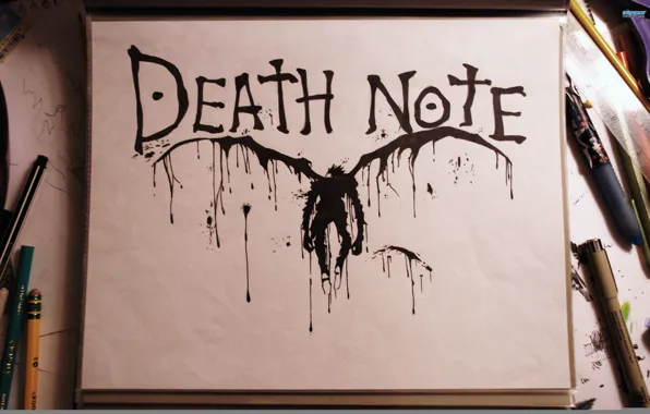 Macro, blot, death note, Ryuk, Death-Note