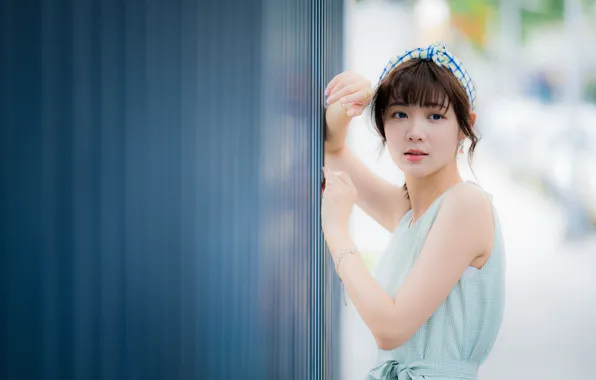 Picture look, girl, Asian, cutie, bokeh