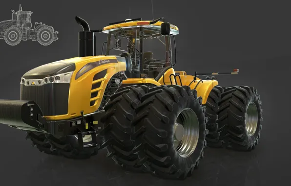 Tractor, Farming Simulator 17, mt9700