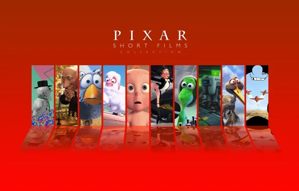 Pixar, cartoons, collection, Pixar, shorts