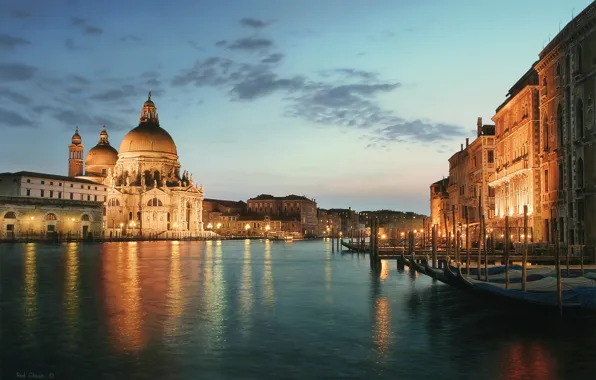 Italy, Venice, architecture, painting, art, Rod Chase, The glory of Mary, The Salute