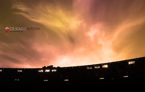Wallpaper, sport, Italy, stadium, football, AS Roma, The Olympic Stadium