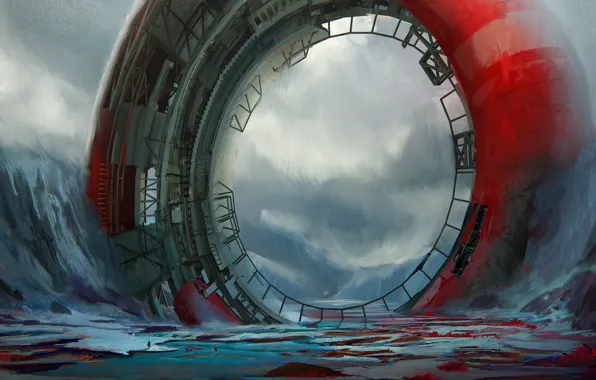 Something, the portal, the gates, Wanderers, ice tribe pilgrimage site