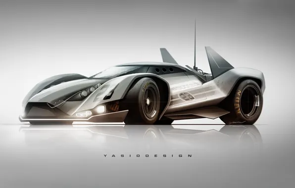 Auto, Figure, Future, Machine, Car, Car, Art, Art