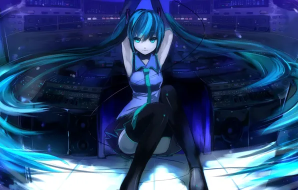 Hatsune Miku; Anime; Girl HD Vocaloid Wallpapers