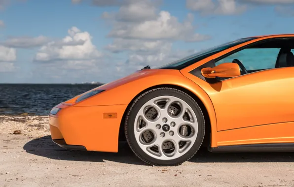 Picture Lamborghini, close-up, Diablo, wheel, Lamborghini Diablo VT 6.0