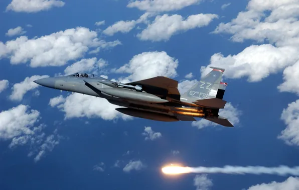 The sky, attack, the plane