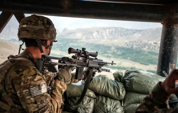 Weapons, army, soldiers