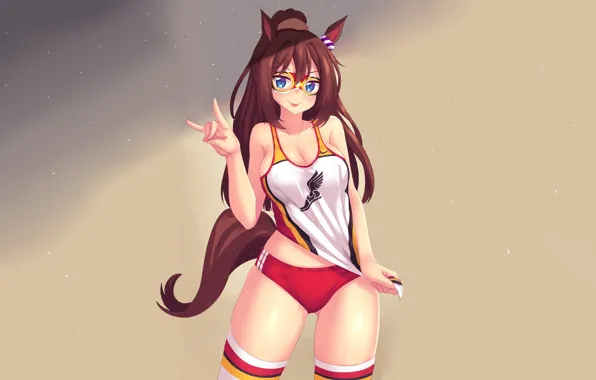 Girl, background, sport, Uma Musume: Pretti Derby
