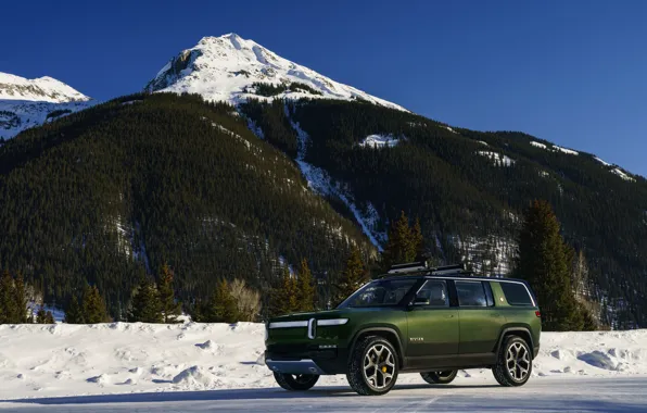 Mountain, top, SUV, 2019, Rivian, R1S