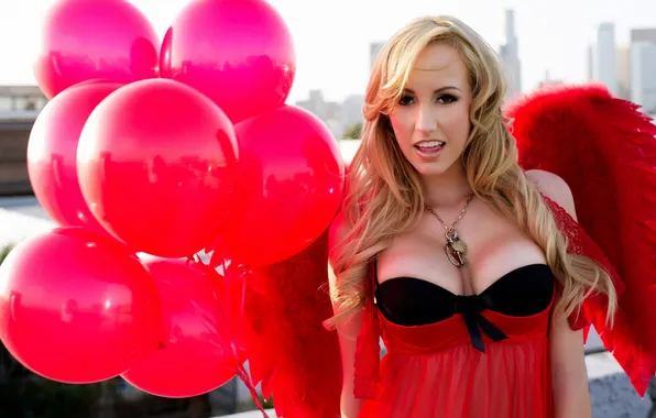 Picture chest, balls, wings, Brett Rossi