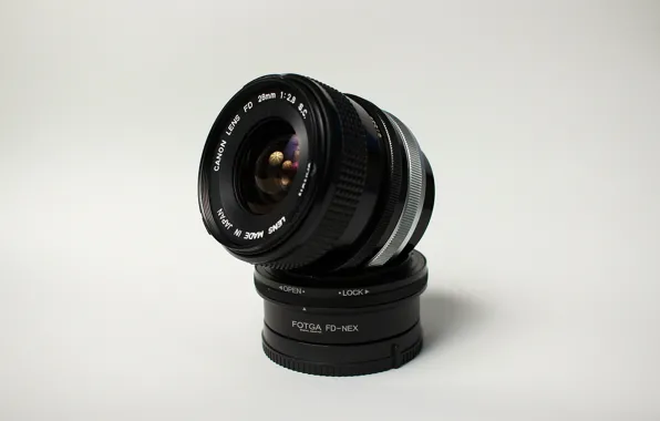 Glass, Canon, lens