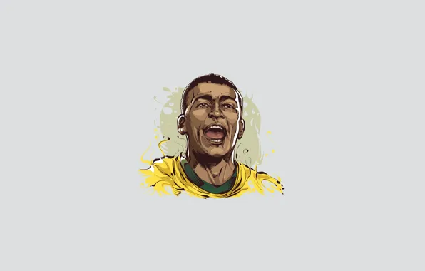Brazil, Soccer, Minimalism, Romario