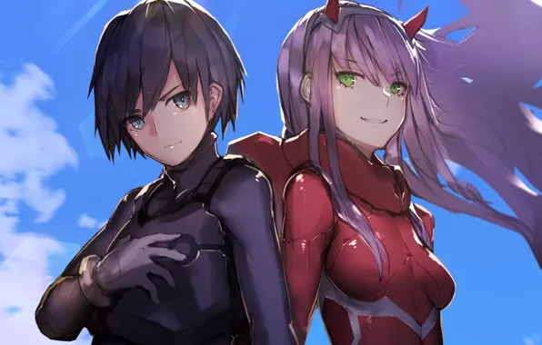 Two, 002, Darling In The Frankxx, Cute in France, Hiro