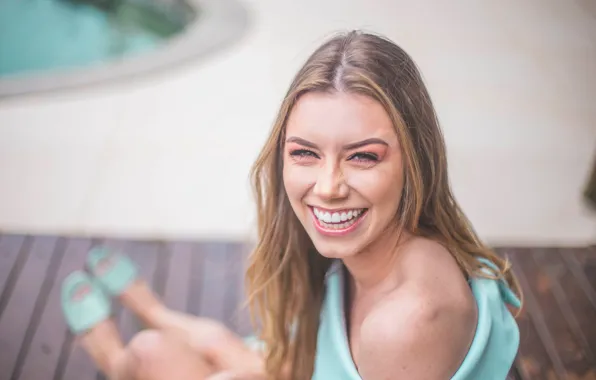 Joy, portrait, laughter, positive, good mood, joy, positive, cute girl