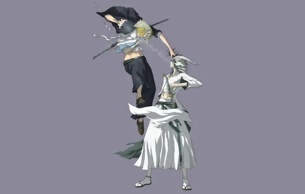 Anime, art, Bleach, Bleach, Ichigo, Ulquiorra