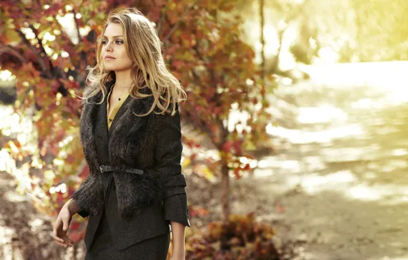 Fall, Blonde, Fashion, Fur, Look