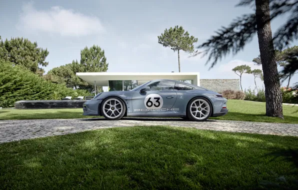 911, Porsche, side view, Porsche 911 S/T Heritage Design Package