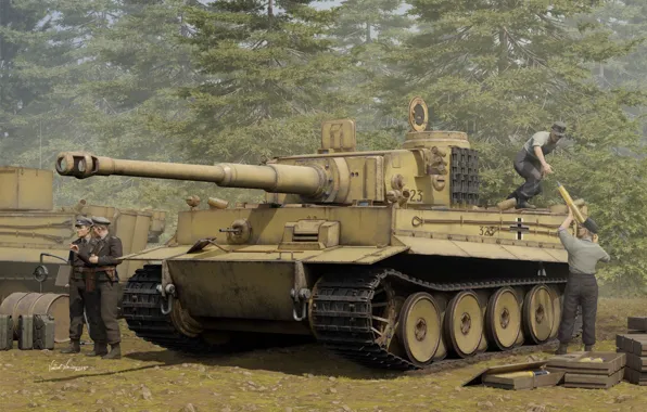 Tiger, Tank, Tank weapon, Heavy tank, Tiger I, Tankers, Armor, The Third Reich