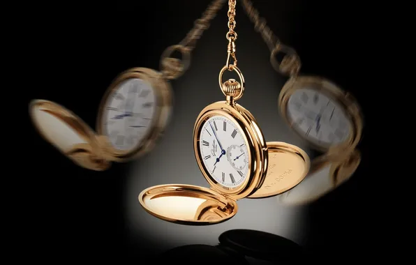 Watch, chain, pocket