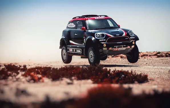 Mini, Black, Sport, Speed, Race, Rally, SUV, Rally