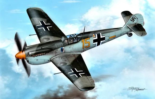 Spain, Hispano, Buchon, HA 1112 Buchon, Camouflage for the film "Battle of Britain" 1969