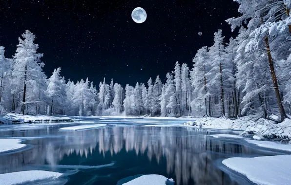 Nature, Winter, Snow, Landscape