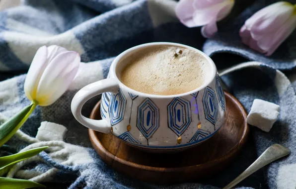 Tulip, coffee, sugar