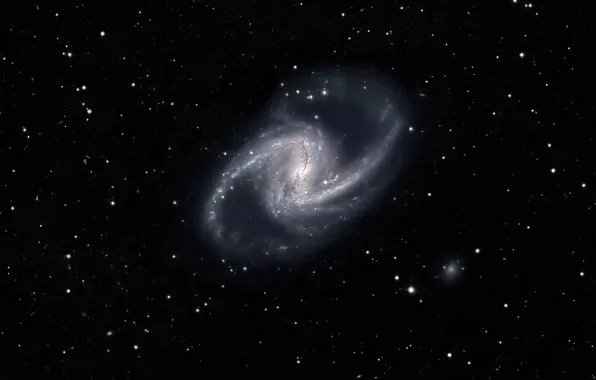 Space, stars, spiral galaxy, Spiral galaxy