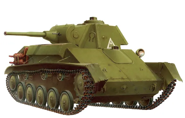 Art, tank, Soviet, easy, period, The second world war, T-70M