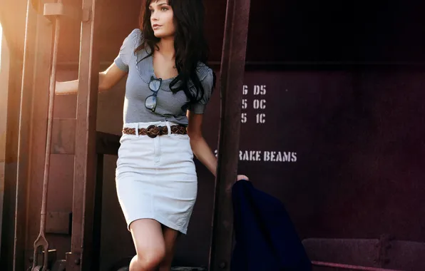 Girl, brunette, beauty, Casey Carlson