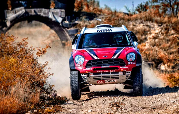 Red, Mini, Sport, Speed, Race, Lights, Rally, SUV