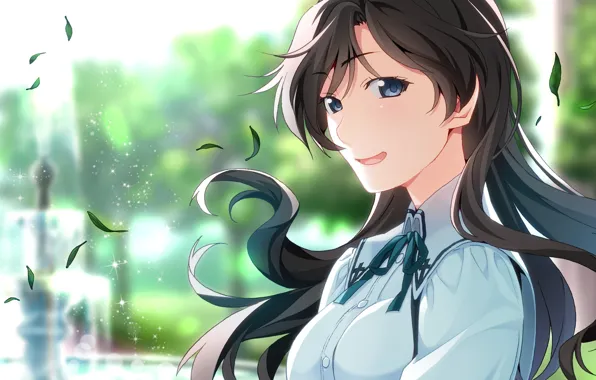 Girl, background, anime, Grisaia: Phantom Trigger