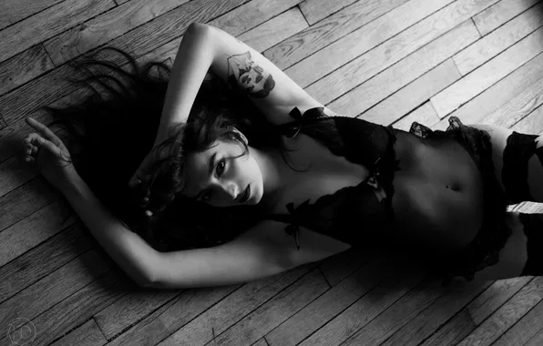 Picture monochrome, model, women, Havez Denis