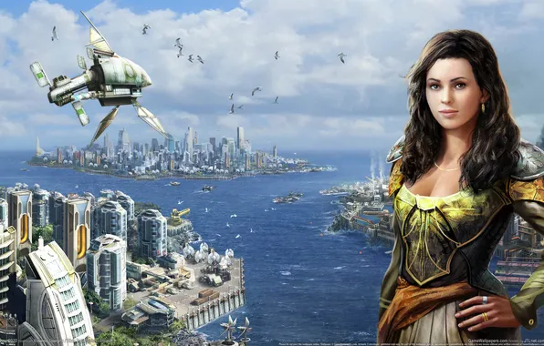 Girl, the city, ANNO 2070