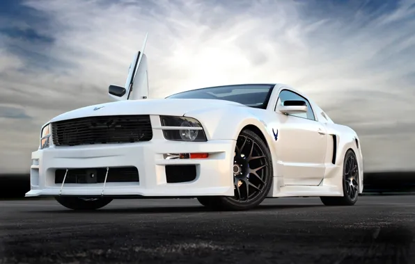 Mustang, ford, muscle car, custom