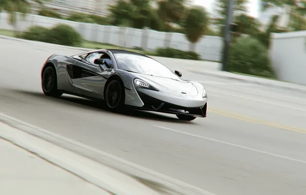 McLaren, Auto, Machine, Grey, Supercar, Sports car, 570s, McLaren 570s