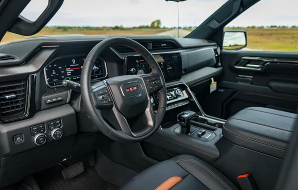 Picture interior, GMC, Hennessey, the interior of the car, Sierra, Off-Road, 2023, Goliath 650