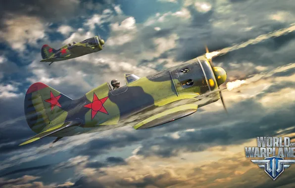 Picture clouds, the plane, aviation, air, MMO, Wargaming.net, World of Warplanes, WoWp