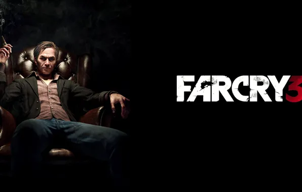 Smoke, chair, cigarette, villain, game, boss, Far cry, Hoyt Volker