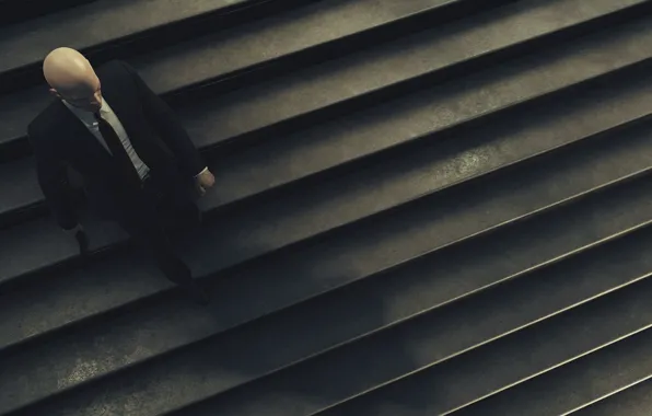 Gun, ladder, Hitman, killer, killer, Square Enix, killer, Agent 47