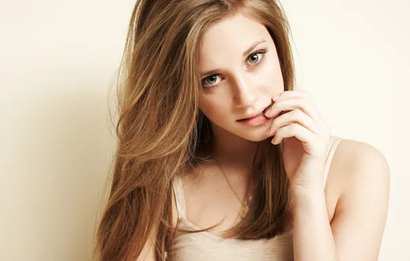 Picture look, girl, sweetheart, hair, hands, chain, Lili Reinhart, Lily Reinhart