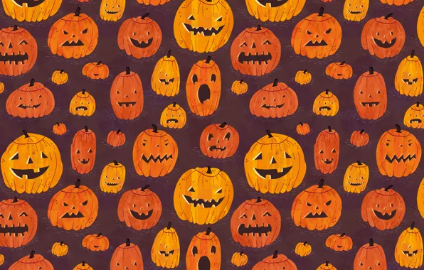 Texture, pumpkin, Halloween