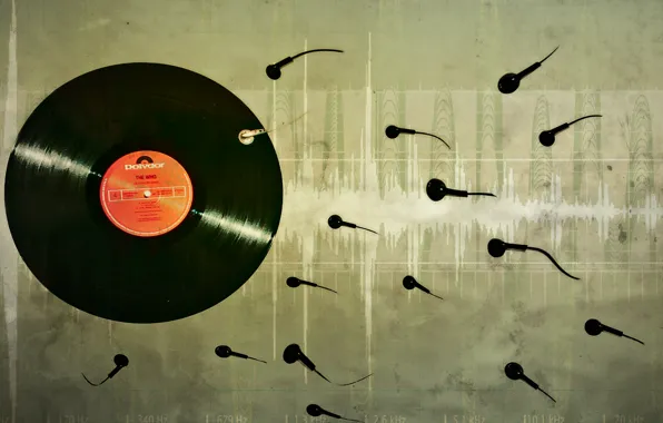 Picture music, vinyl, record