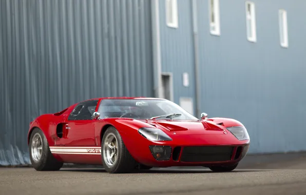 Picture Ford, red, 1966, GT40