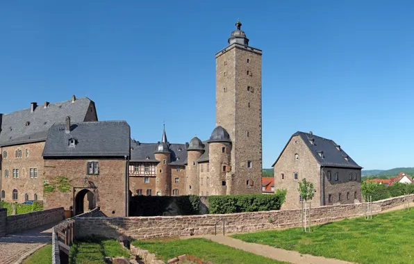 Picture castle, Germany, Hessen, Steinau An Der Strasse
