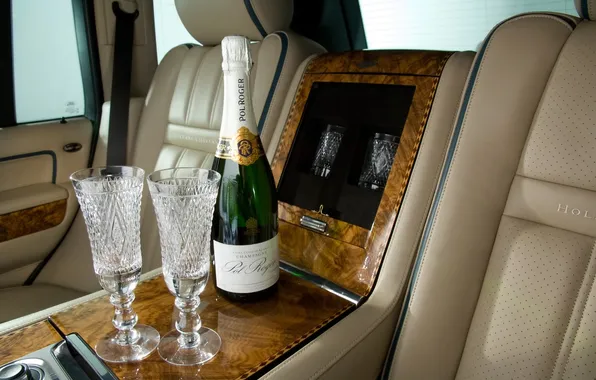 Picture glasses, alcohol, champagne, salon, range rover, range Rover, land Rover, champagne